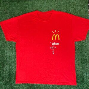 Vintage Y2K Travis Scott Shirt Cactus Jack McDonald's Tee